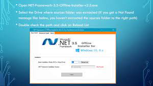 install net framework 3 5 offline on