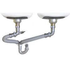 drain kit for double bowl kitchen sinks