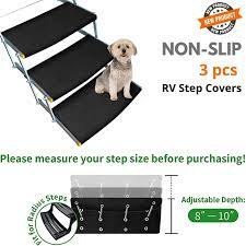 3 pcs rv step rugs step covers cer