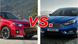 toyota corolla vs ford focus carsdirect