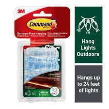 command outdoor rope light clips 3m