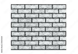 Realistic Cartoon Flat Style Old Brick