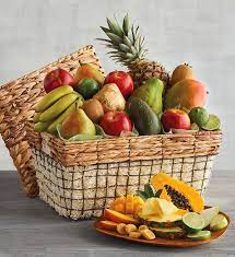 deluxe fresh fruit basket gift