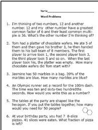 Third Grade Math Worksheets   edHelper com