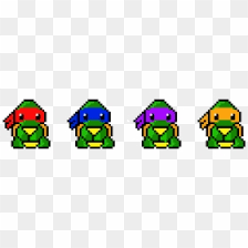 This size follows the standard hd format featured in photography and film. Cute Ninja Turtle Pixel Art Hd Png Download Vhv