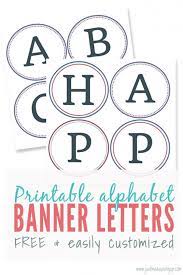 free printable banner letters make