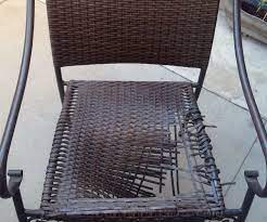 fixing wicker chairs up to