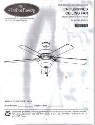 Harbor breeze ceiling fan — remote control stopped working! Instruction Installation Guide And Owner S Manual For Harbor Breeze Crosswinds Ceiling Fan Harbor Breeze Amazon Com Books