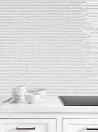 Modern White Backsplash Tile Glass
