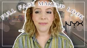 full face makeup look nyx trying