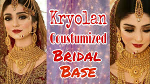kryolan coustumized bridal base