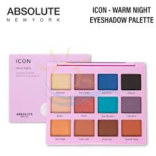 icon warm nights eyeshadow palette