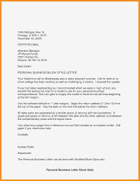 Business Letter Format High School Valid Personal Business Letter