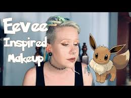 eevee inspired makeup eeveelution