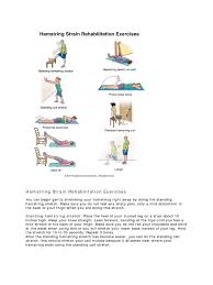 Hamstring exercises for track and ﬁ eld athletes: Hamstring Strain Rehabilitation Exercises Chair Foot