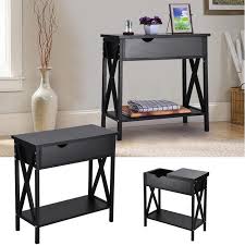 Flip Top Console Sofa Side Table Coffee
