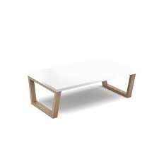 Coffee Table With Wooden Sled Frame
