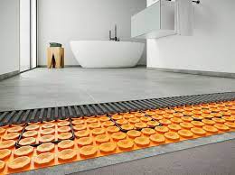ditra heat radiant floor panel by