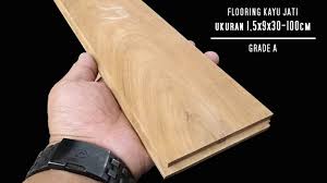 Untuk produk lantai kayu jenis flooring kayu jati ukuran jumbo ini hanya terdapat 2 grade saja yakni grade a dan grade b, dikarenakan untuk. Produk Lantai Kayu Flooring Jati Gallery Parquet