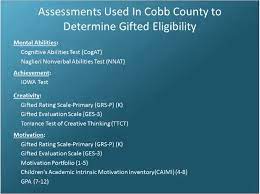 cobb county district gifted
