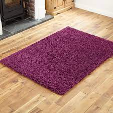 thick aubergine colour gy rugs