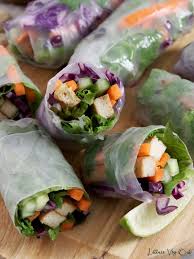 vegan rice paper rolls fresh spring rolls