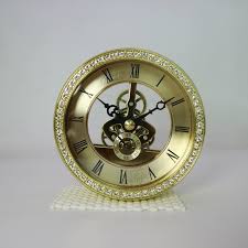 100mm Mechanical Clock Luxury Gold