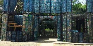 Building Houses With Plastic Bottles