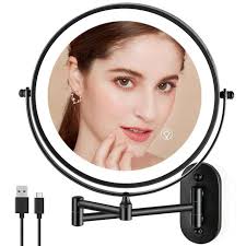 wall mounted makeup vanity mirror with