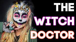witch doctor halloween makeup tutorial