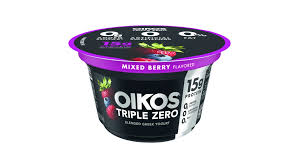 oikos nonfat triple zero mixed berry
