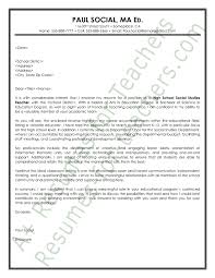 Cover Letter Example Of A Teacher Resume   http   www resumecareer  