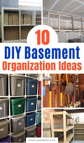 10 Diy Basement Organization Ideas A