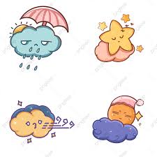 rainy weather hd transpa cartoon