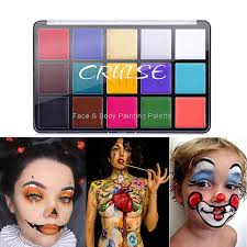 halloween makeup oil base face body