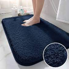 black bathroom rug mat extra soft and