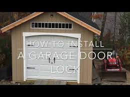 garage door lock for maximum security