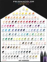 Prismacolor Markers Chart University Of Fashion