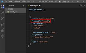how to open launch json in vs code