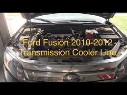 ford fusion transmission cooler line