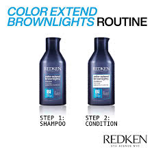 Hair toner helps you achieve amazing pastel color results. Buy Redken Color Extend Brownlights Blue Shampoo Hair Toner For Natural Color Treated Brunettes Tones Neutralizes Brass In Brown Hair Sulfate Free Shampoo Online In Vietnam B08sscppd8