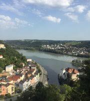 Easy to plan and book. Where The 3 Rivers Meet Black Blue And Green Picture Of Dreifluesseeck Passau Tripadvisor