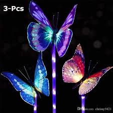 2020 Garden Solar Butterfly Lights Outdoor Solar Stake Light Multi Color Changing Led Garden Lights Solar Powered From Chrissy9421 23 62 Dhgate Com