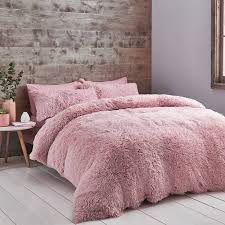 Home Bedding 2 Pillowcases Purple Furry