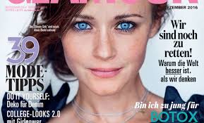 alexis bledel stars in glamour germany
