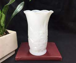 Vintage Hazel Atlas Milk Glass Vase
