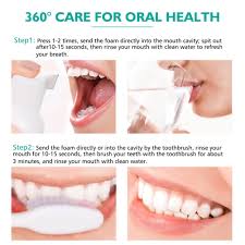 Rinsing your mouth with water after brushing, can lead to tooth decay. 60ml Teeth Whitening Foam Toothpaste Cavity Protection Cleaning Fresh Breath Foam Toothpaste Shopee Philippines