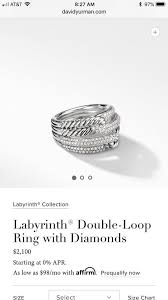 Silver Labyrinth Ring