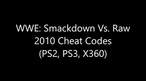 Retrouvez tous les codes et astuces du jeu wwe smackdown vs. Wwe Smackdown Vs Raw 2010 Svr10 Cheat Codes By Im1the2king3