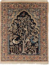 2 x 3 silk wool persian isfahan rug 14195